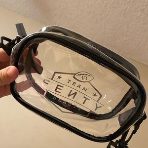 NWT Fenty Beauty Clear Stadium Bag